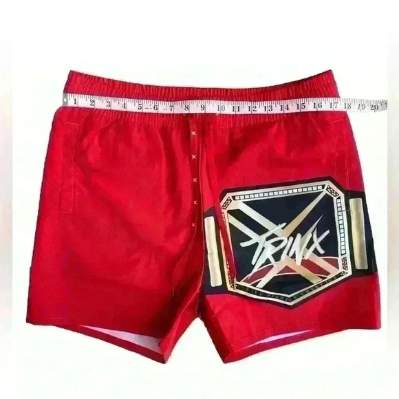 TrinX Fashion Champion Drawstring Shorts Red NWOT Size L - Picture 7 of 10
